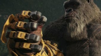 Kong em cena de Godzilla e Kong: O Novo Império (Reprodução / Warner Bros.)