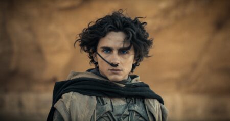 Timothée Chalamet como Paul Atreides em Duna: Parte Dois (Divulgação / Warner Bros.)