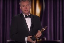 Christopher Nolan no Oscar 2024 (Reprodução / YouTube)