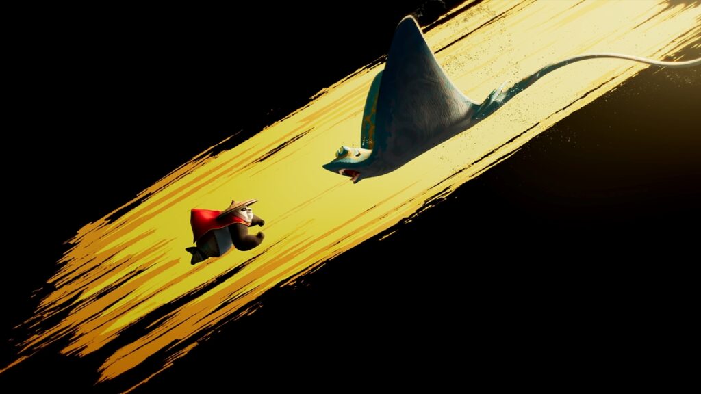 Diretor tem planos empolgantes para possível Kung Fu Panda 5 Po em Cena de Kung Fu Panda 4 (Divulgação / DreamWorks)