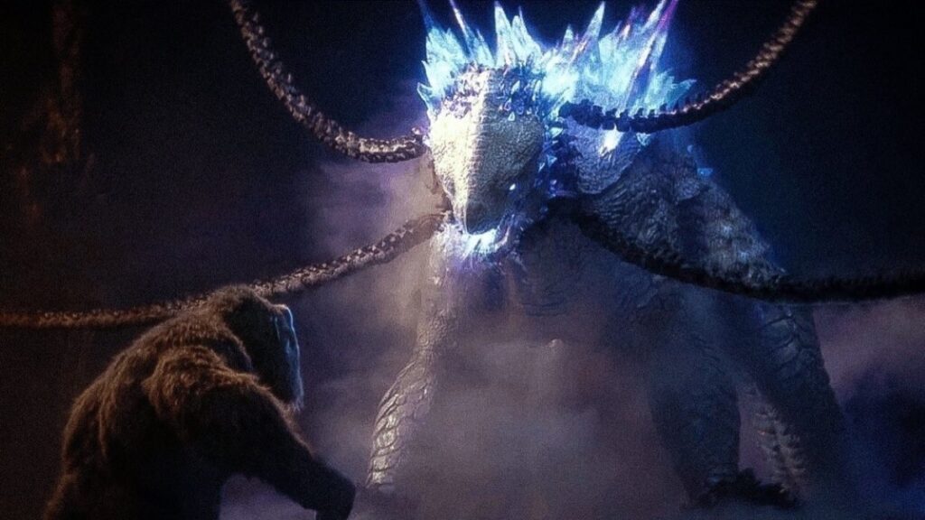 Godzilla e Kong: Shimo é mais impressionante do que se imagina Shimu em Godzilla e Kong: O Novo Império (Reprodução / Warner Bros.)