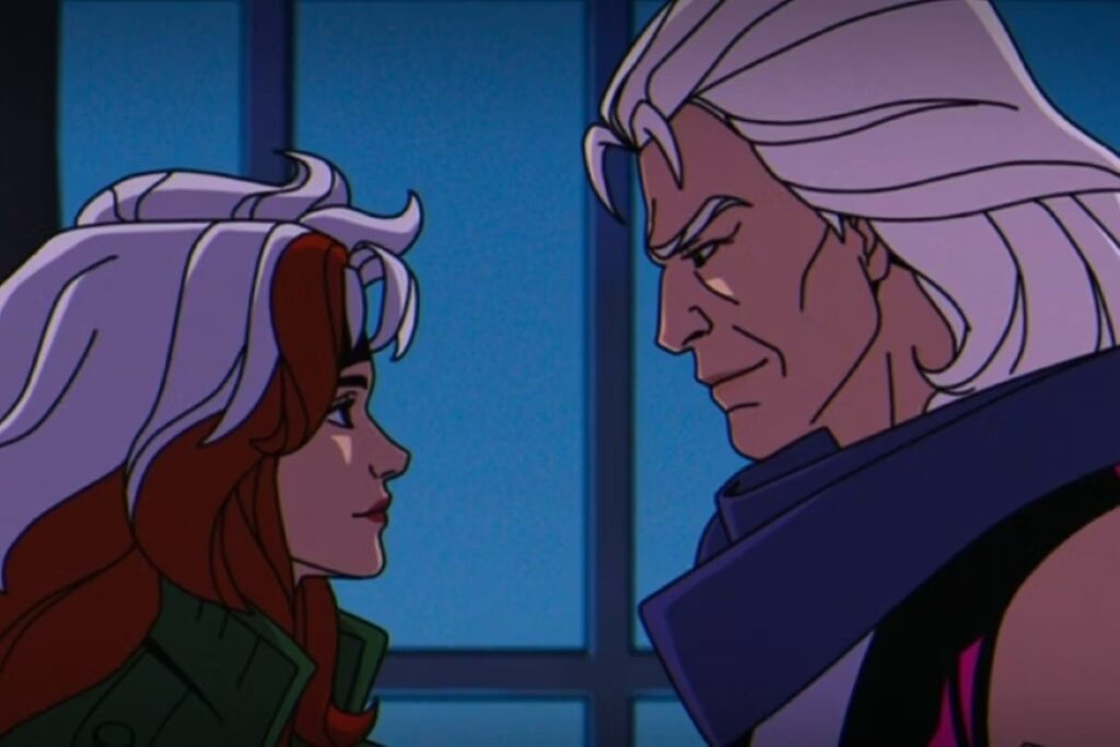 X-Men ’97: Por que Magneto pode tocar a Vampira? Vampira e Magneto em X-Men '97 (Reprodução / Disney+)