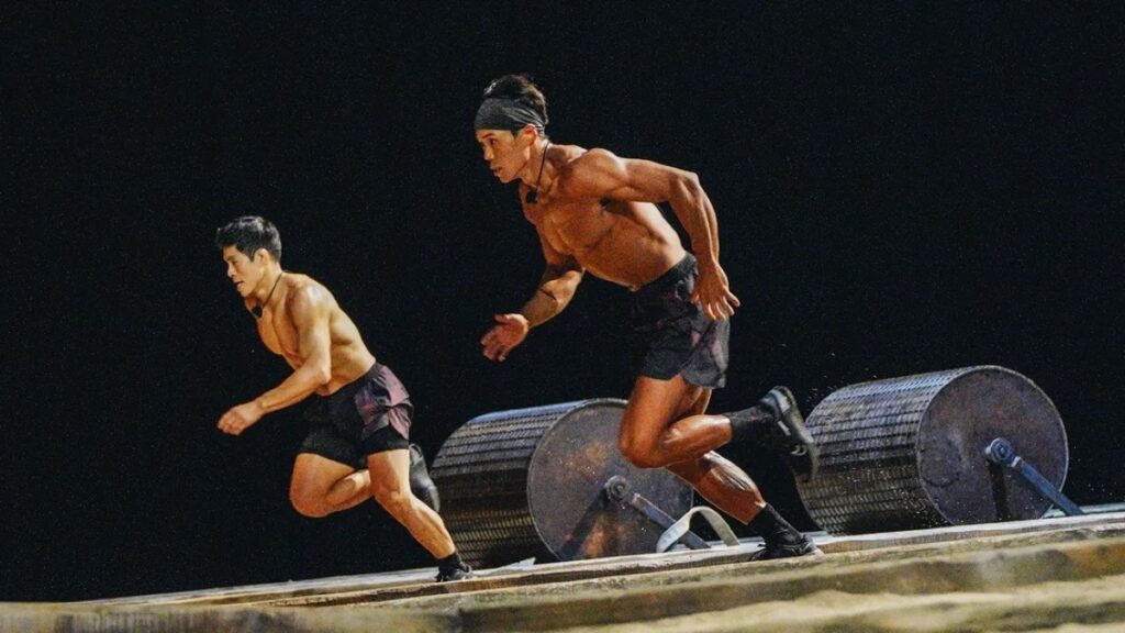 Vencedor da 2ª temporada de A Batalha dos 100 revela a mentalidade vitoriosa nos bastidores Jung Ji-hyun e Amotti na segunda temporada de A Batalha dos 100 (Reprodução / Netflix)