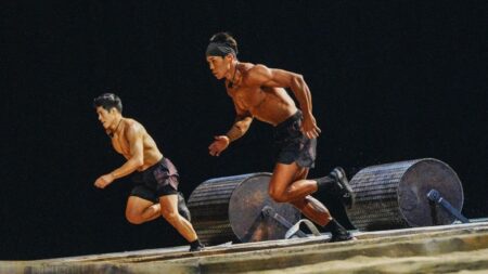 Jung Ji-hyun e Amotti na segunda temporada de A Batalha dos 100 (Reprodução / Netflix)