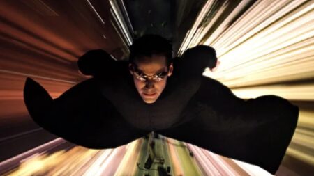 Keanu Reeves como Neo em Matrix (Reprodução / Warner Bros.)