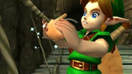 Link em The Legend of Zelda: Ocarina of Time (Reprodução / Nintendo)