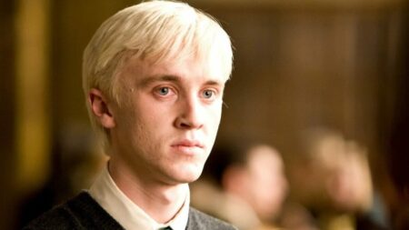 Draco Malfoy (Tom Felton) em Harry Potter e o Enigma do Príncipe (Reprodução / Warner Bros.)