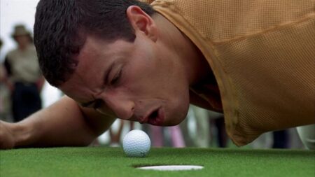 Adam Sandler como Happy Gilmore em Um Maluco no Golfe (Reprodução)