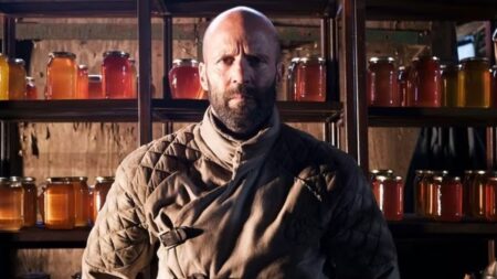 Jason Statham em Beekeeper - Rede de Vingança (Reprodução)