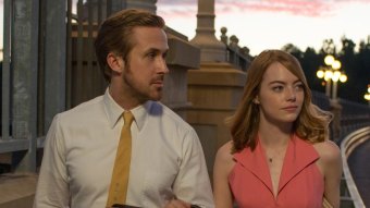 Emma Stone e Ryan Gosling em La La Land (Reprodução)