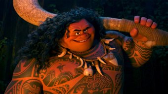 Dwayne Johnson como Maui em Moana (Reprodução / Disney)