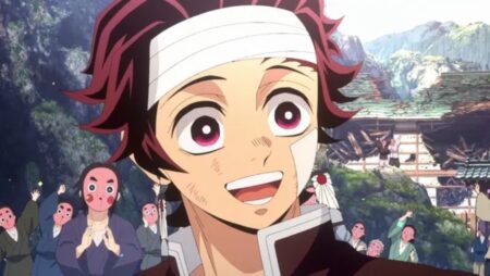 Tanjiro em Demon Slayer (Reprodução / Crunchyroll)