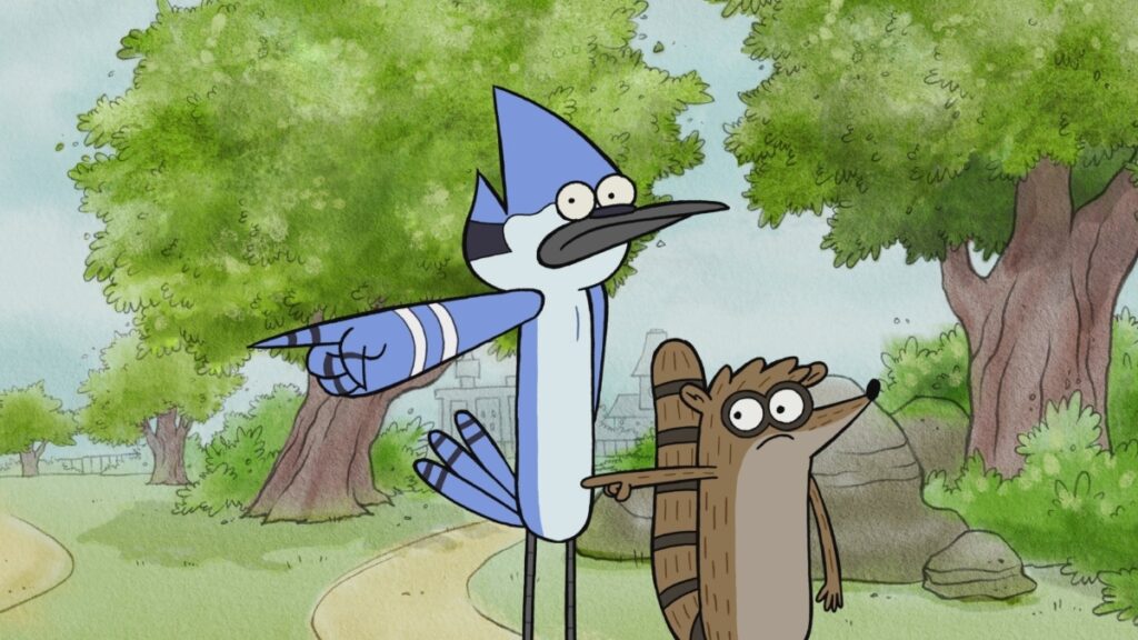 Warner Bros. anuncia série derivada de Apenas Um Show Mordecai e Rigby em Apenas Um Show (Reprodução / Cartoon Network)