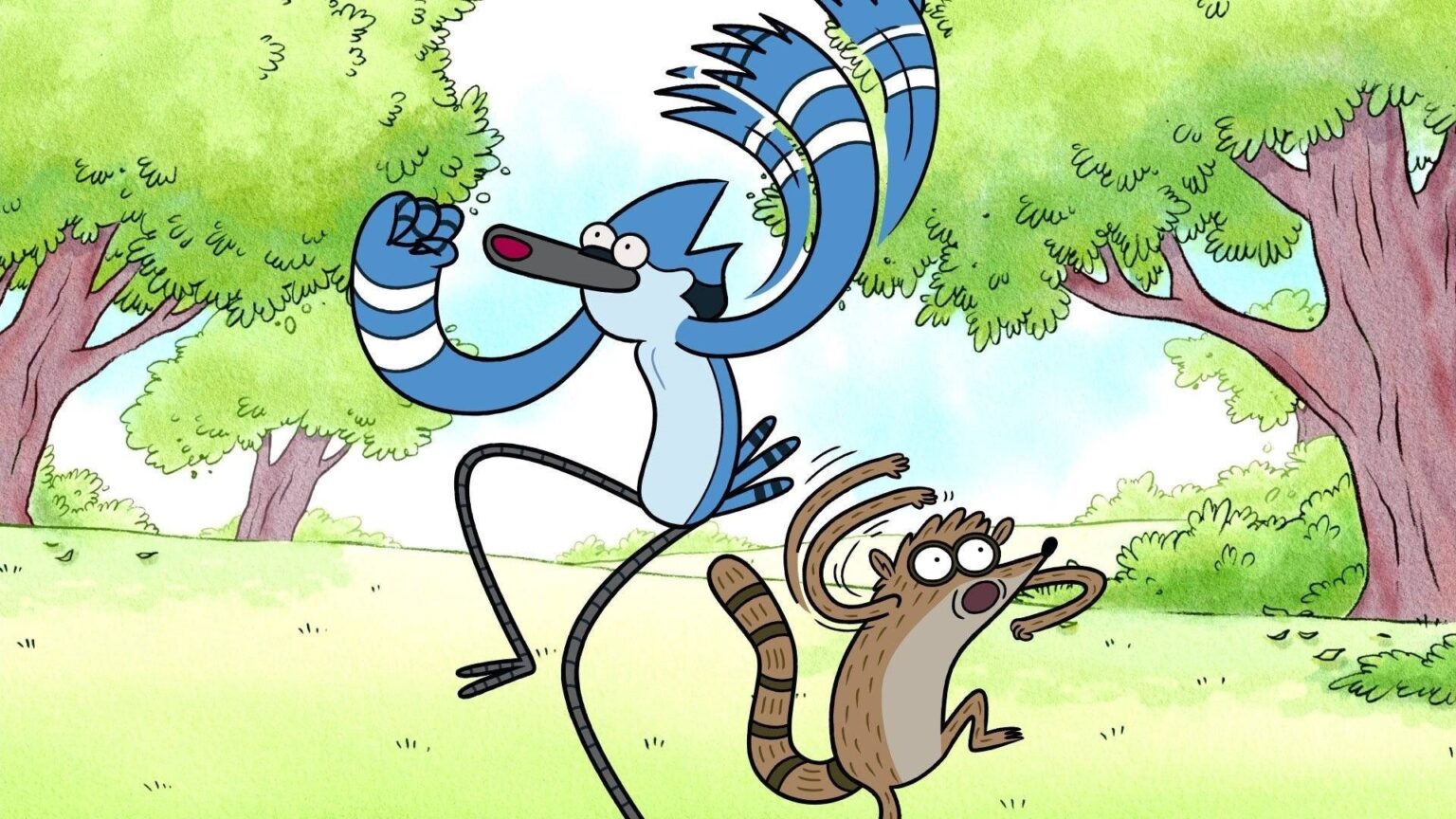 Criador de Apenas Um Show produzirá série para o Adult Swim Mordecai e Rigby em Apenas Um Show (Reprodução / Cartoon Network)