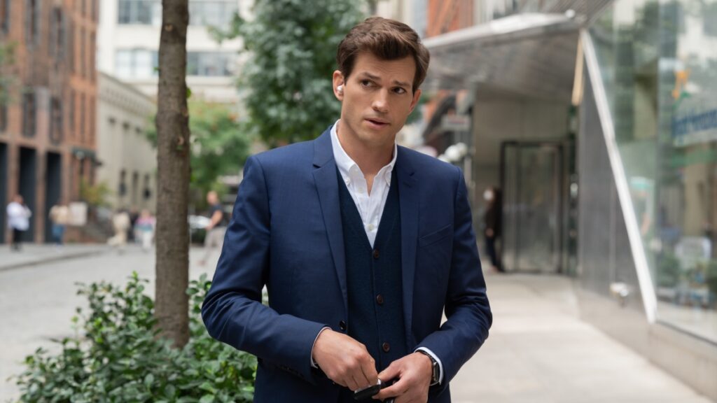 Ashton Kutcher é massacrado após divulgar avanço de IA em filmes Ashton Kutcher como Peter em Na Sua Casa ou na Minha? (Divulgação / Netflix)