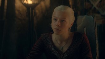 Emma D'Arcy como Rhaenyr Targaryen em A Casa do Dragão (Reprodução / HBO)