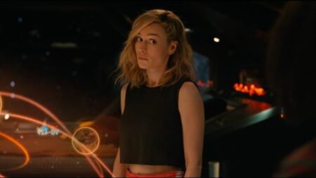 Brie Larson como Carol Danvers em As Marvels (Reprodução / Marvel)