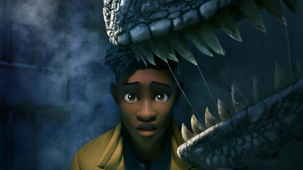 Divulgada cena da 2ª temporada de Jurassic World: Teoria do Caos Darius em Jurassic World: Teoria do Caos (Divulgação / DreamWorks)