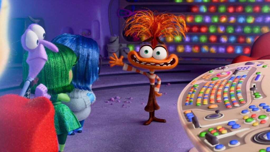 Ansiedade em cena de Divertida Mente 2 (Reprodução / Disney)