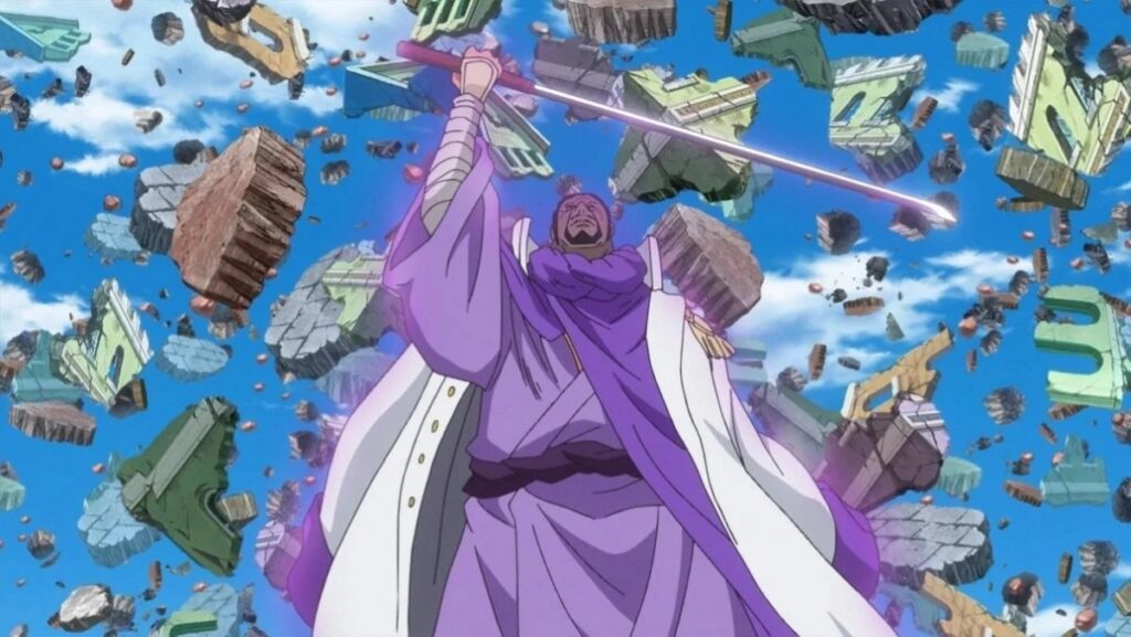 Criador de One Piece confirma teoria popular sobre a espada de Fujitora Fujitora em One Piece (Reprodução)