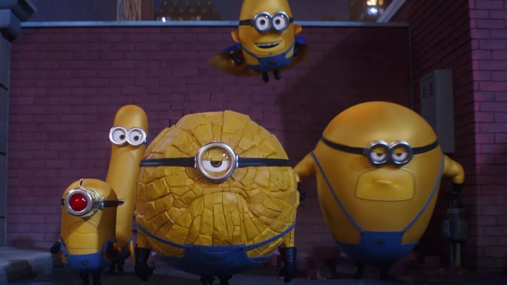 Mega Minions em Meu Malvado Favorito 4 (Reprodução / Illumination)