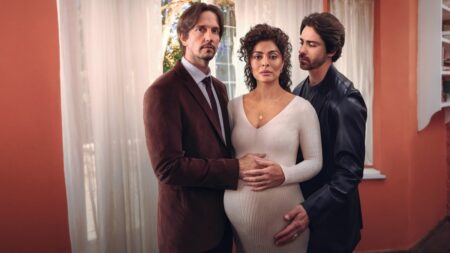 Vladimir Brichta, Juliana Paes e Felipe Abib em Pedaço de Mim (Divulgação / Netflix)
