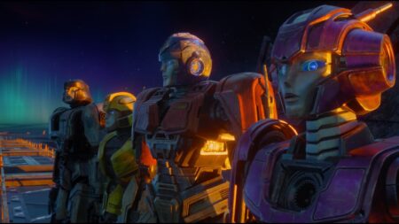 Cena de Transformers: O Início (Reprodução / Paramount)