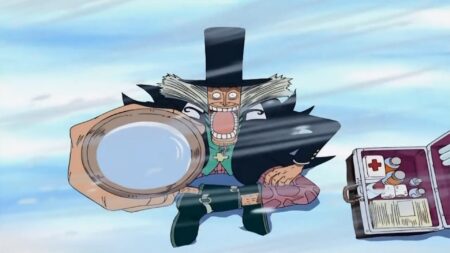 Dr. Hiriluk em cena de One Piece (Reprodução)