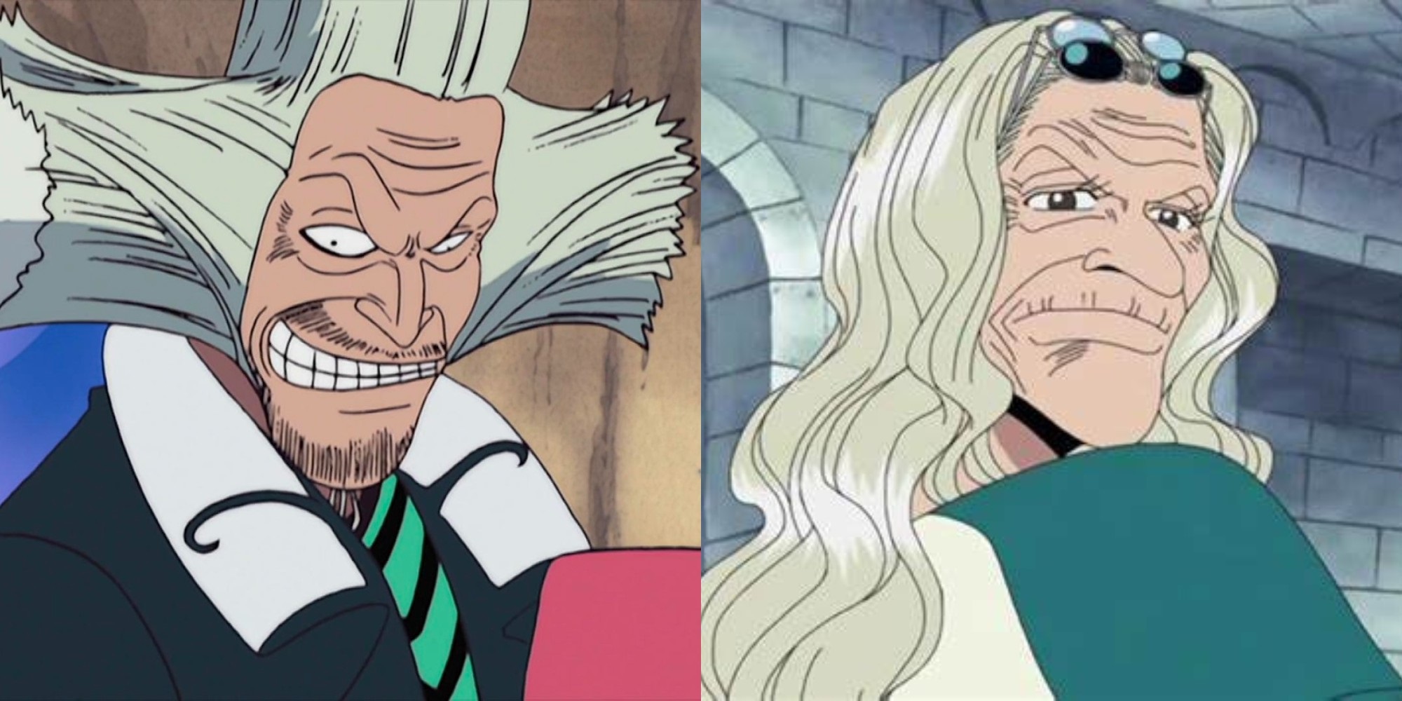 Saiba quem interpretará a Dra. Kureha e o Dr. Hiriluk em One Piece: A Série 2 Dra. Kureha e Dr. Hiriluk em One Piece (Reprodução)