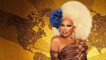 RuPaul no cartaz de RuPaul’s Drag Race Global All Stars (Divulgação)