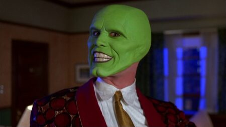 Marco Ribeiro relembra dublagem de O Máskara Jim Carrey como Stanley Ipkiss em cena de O Máskara (Reprodução)