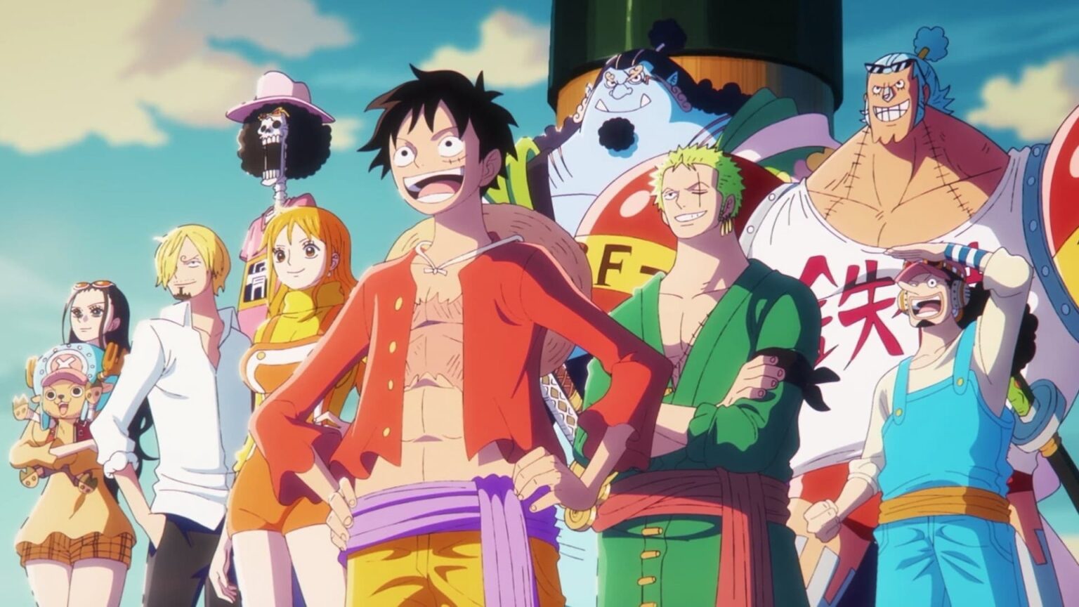 One Piece quebra mais um recorde Luffy e sua tripulação de piratas em One Piece (Divulgação)