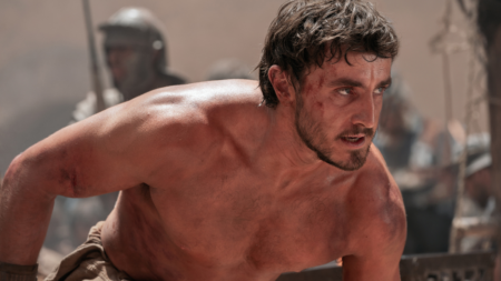 Paul Mescal em Gladiador II