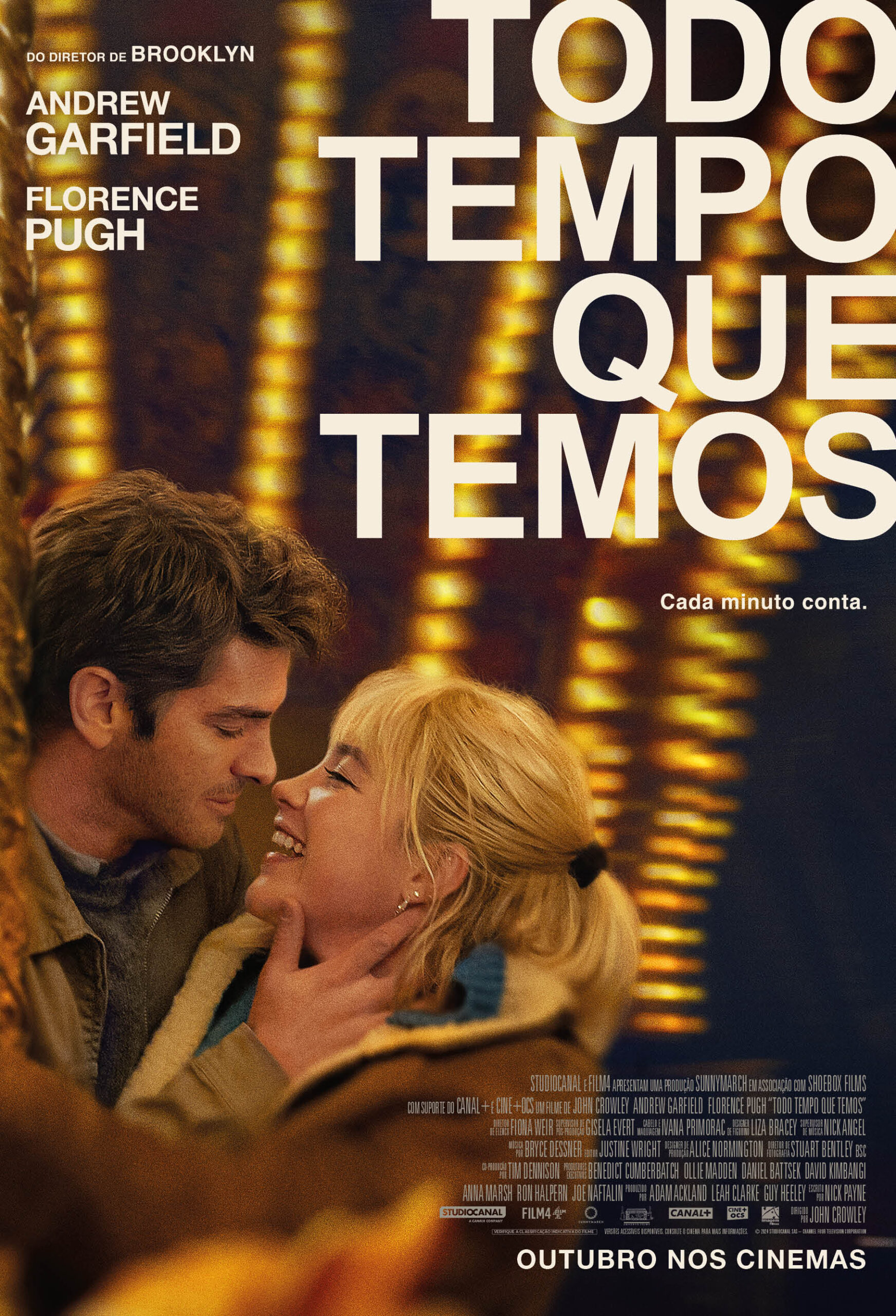 Todo Tempo Que Temos, romance com Andrew Garfield e Florence Pugh ganha cena inédita 1 "Todo Tempo Que Temos", romance estrelado por Andrew Garfield e Florence Pugh, ganha cena inédita