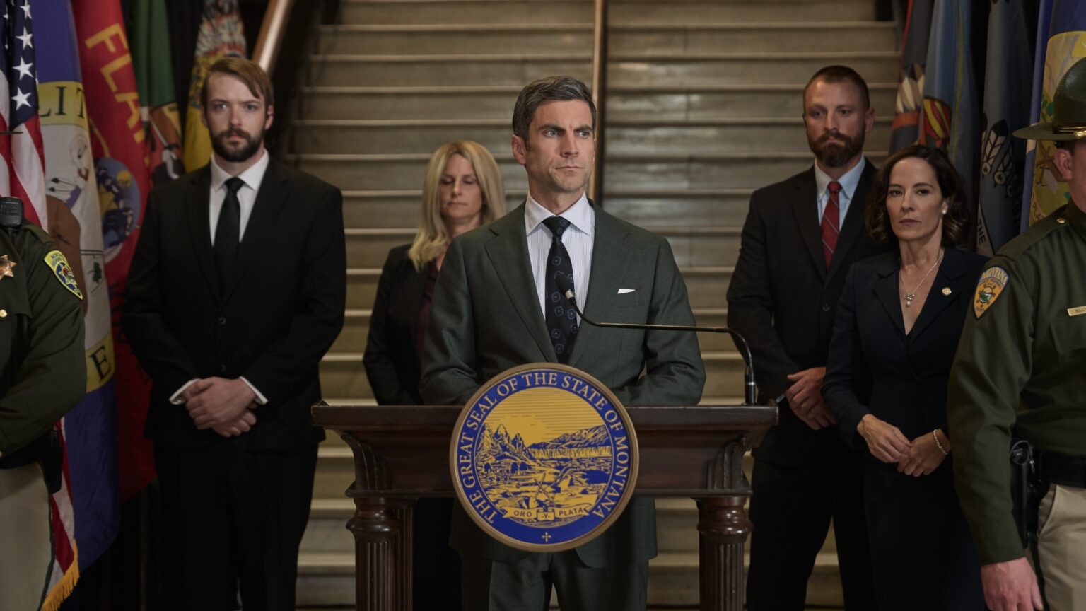 Wes Bentley como Jamie Dutton na 5ª temporada de Yellowstone (Divulgação / Paramount+)