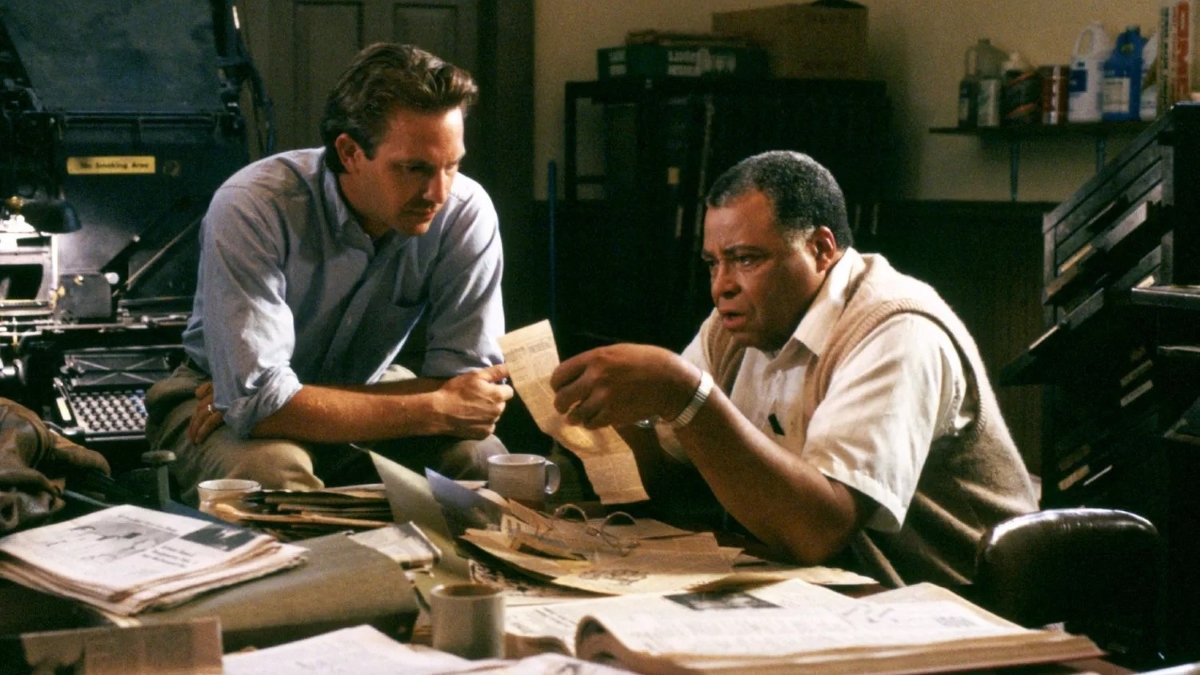 Cinco papéis inesquecíveis de James Earl Jones 4 Kevin Costner e James Earl Jones em Campo dos Sonhos (Reprodução)