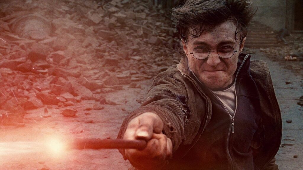 Daniel Radcliffe como Harry Potter em Harry Potter e as Relíquias da Morte (Reprodução / Warner Bros.)
