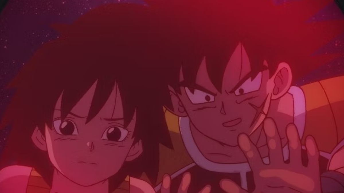 Gine e Bardock em Dragon Ball (Reprodução)
