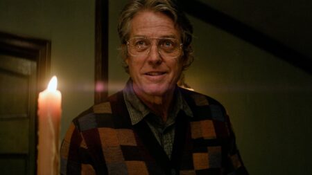 Hugh Grant em Herege (Reprodução / Diamond Films)