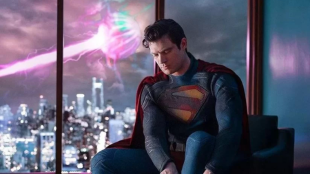David Corenswet como Superman em Superman (Divulgação / DC)