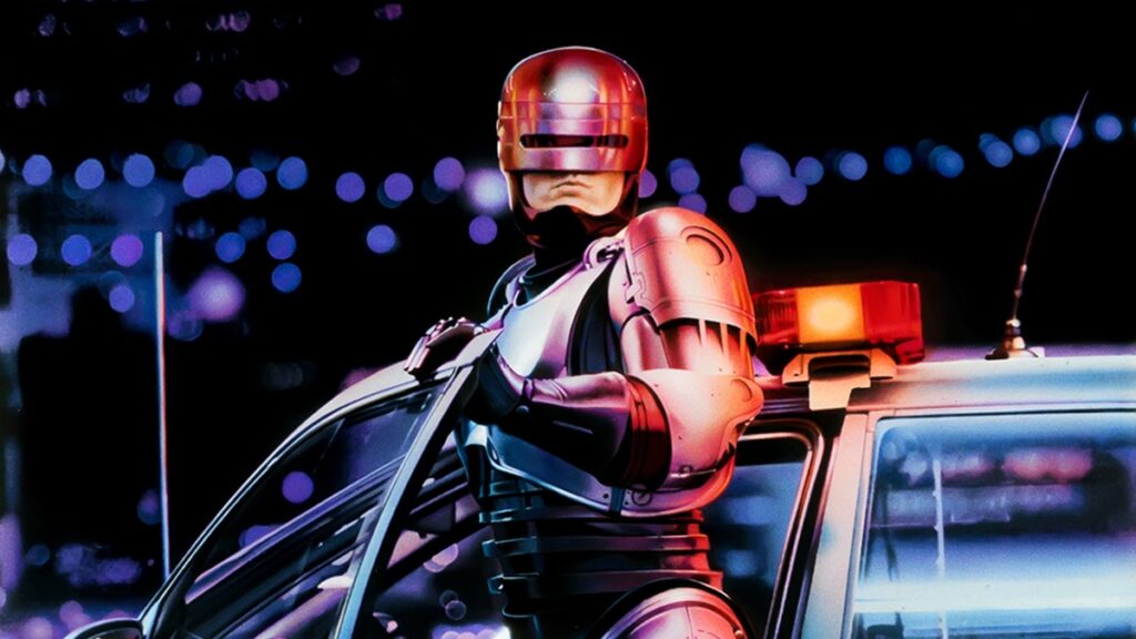 Série do RoboCop avança no Prime Video Peter Weller como Alex J. Murphy em RoboCop: O Policial do Futuro (Reprodução)