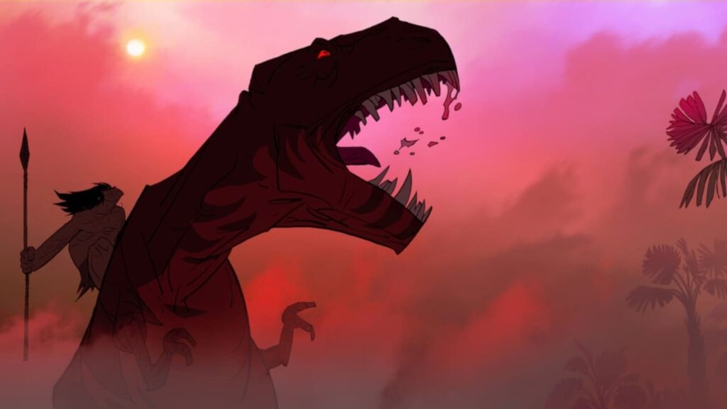 Spear e Fang em Primal (Reprodução / Adult Swim)