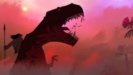 Spear e Fang em Primal (Reprodução / Adult Swim)