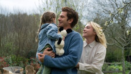 5 motivos para assistir Todo Tempo Que Temos Andrew Garfield e Florence Pugh em Todo Tempo que Temos (Reprodução)