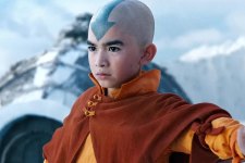 Aang (Zach Tyler Eisen) no live-action de Avatar: A Lenda de Aang (Reprodução)