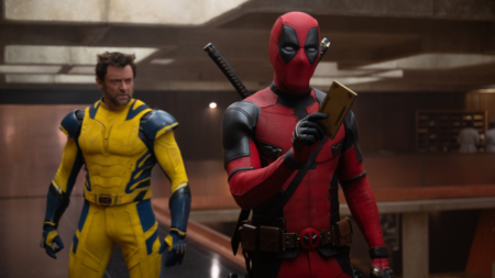 Hugh Jackman e Ryan Reynolds em Deadpool & Wolverine