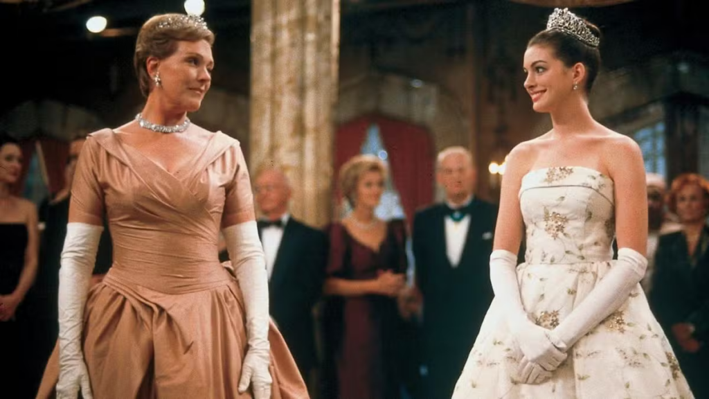 Disney escolhe diretora responsável pelo Diário da Princesa 3 Anne Hathaway e Julie Andrews em O diário da Princesa