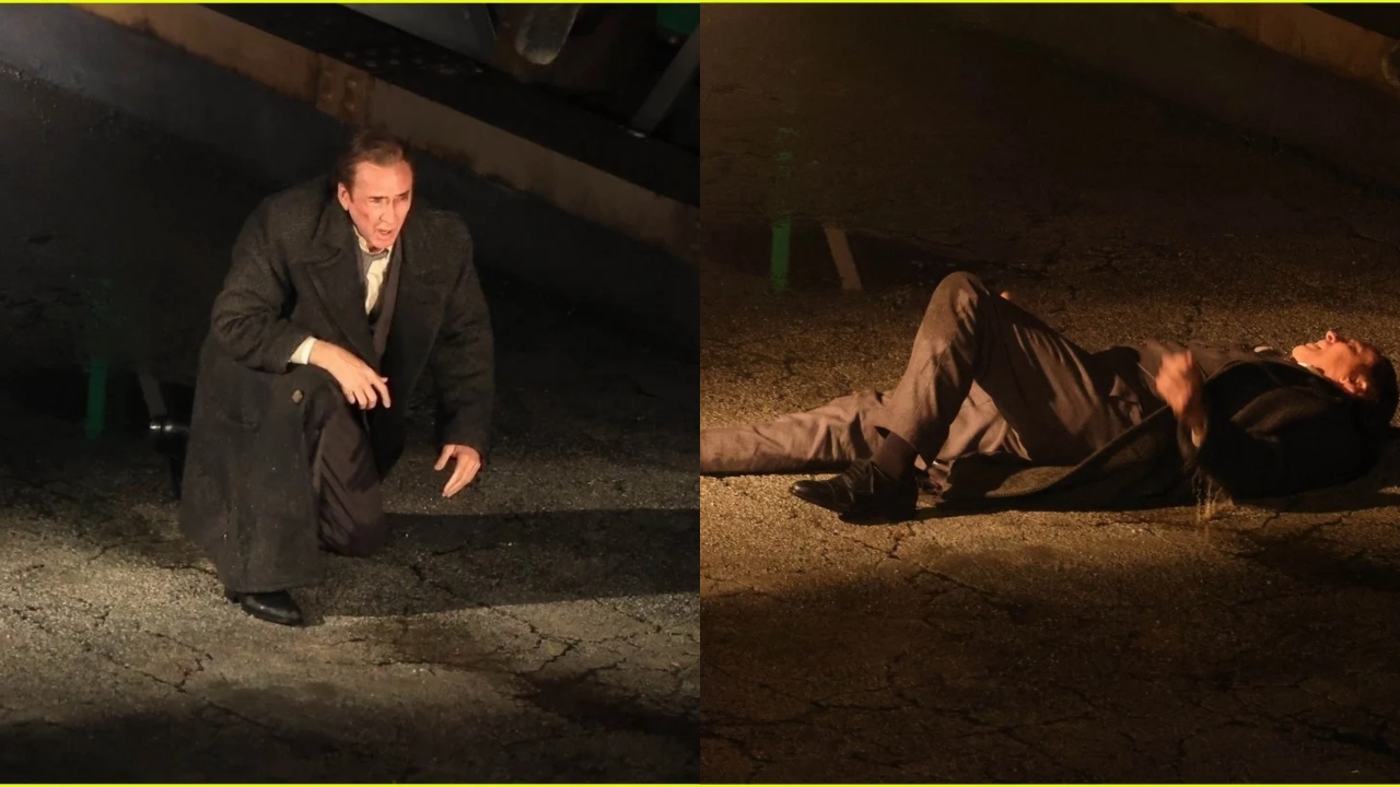Homem-Aranha Noir: Nicolas Cage é flagrado no set da série 1 homem aranha noir