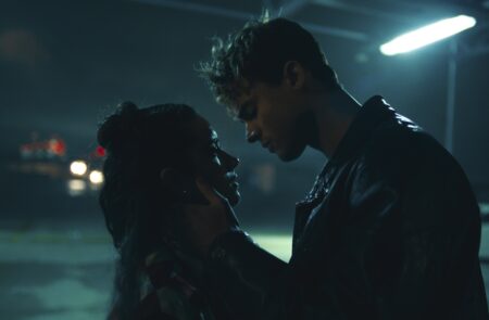 Noah (Asha Banks) e Nick (Matthew Broome) em Minha Culpa: Londres (Reprodução / Prime Video)