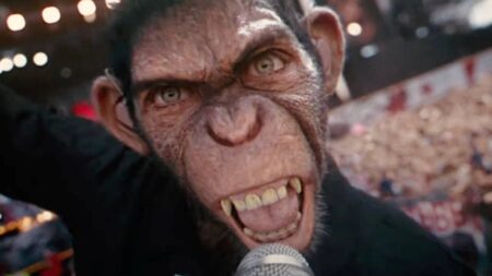 Robbie Williams aparece de forma inesperada no trailer de Better Man Better Man - A História de Robbie Williams (Reprodução / Diamond Films)